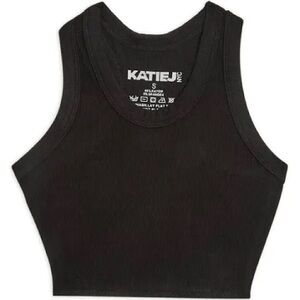 KATIE J RIBBED CROP TANK